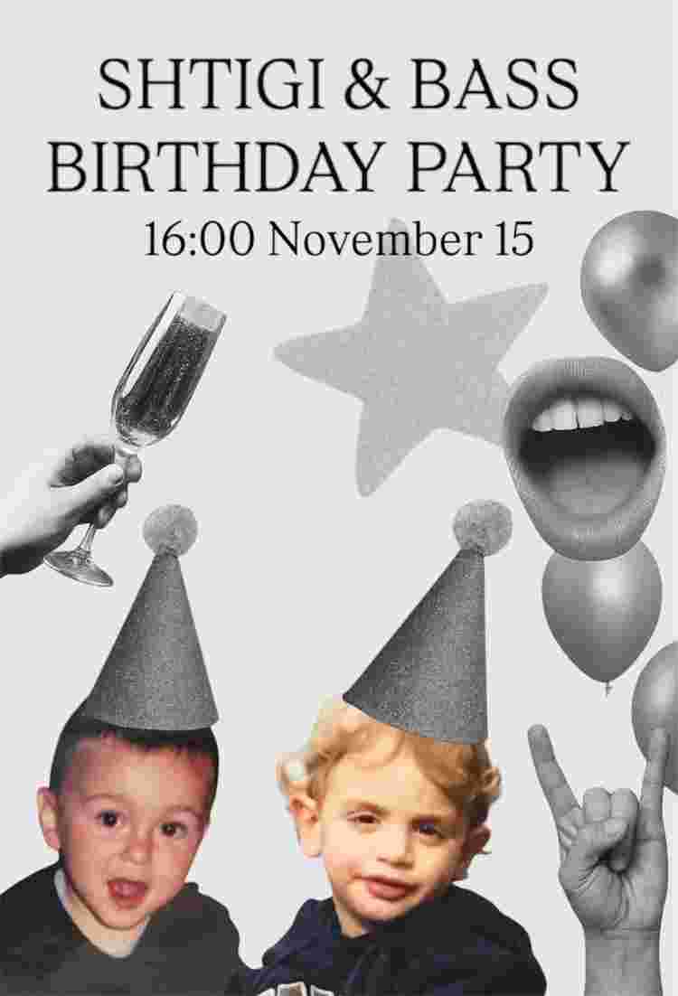 Event image SHTIGI & BASS BIRTHDAY PARTY