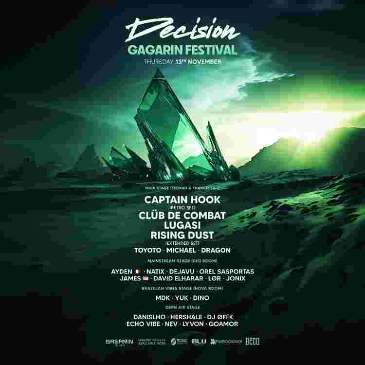 Event image DECISION FESTIVAL • GAGARIN TLV • 13.11