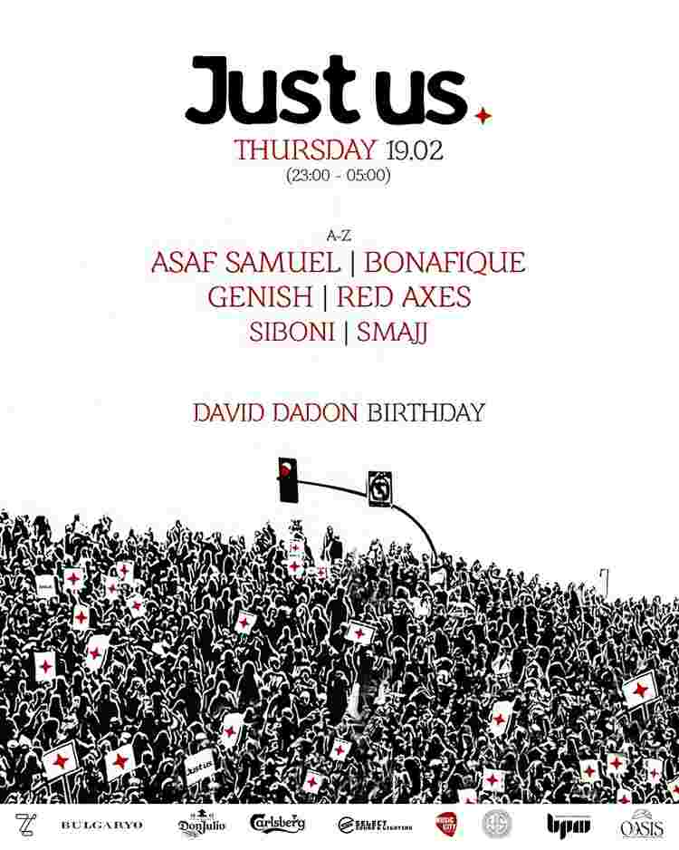 Event image JuSt Us ✦ 19.02 Thursday