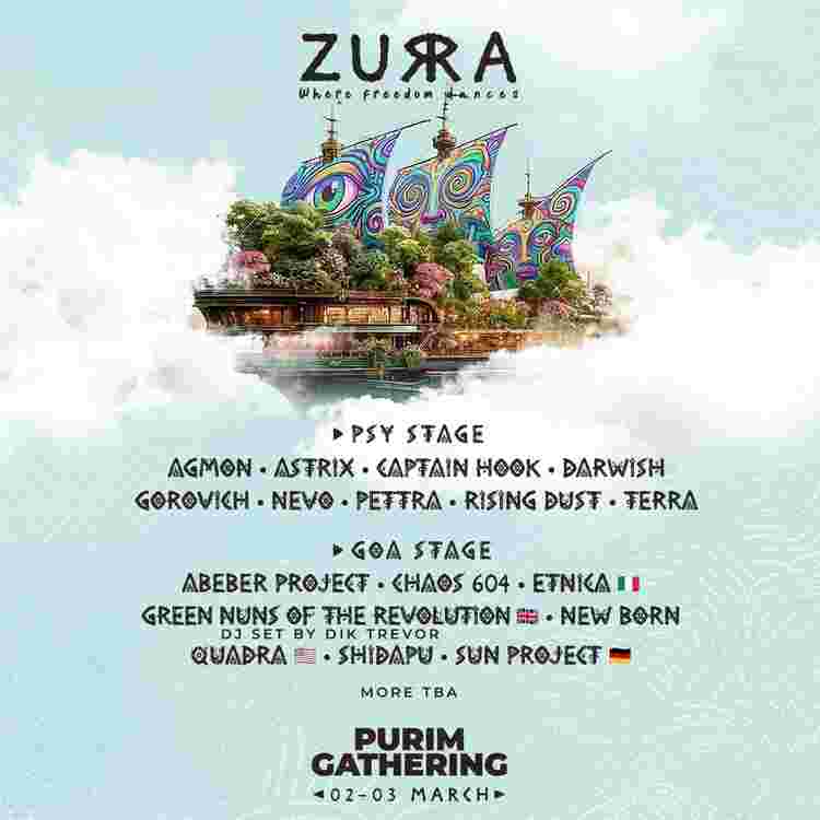 Event image ZURA PURIM 2026 - נמל קיסריה