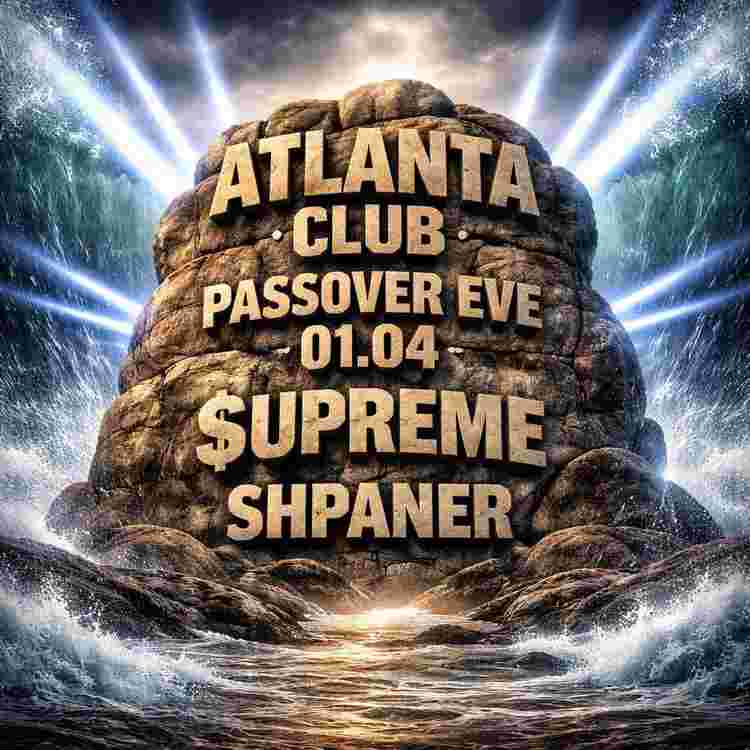 Event image אפטר סדר - היפהופ / אפרוביטס/ מתכונת מלחמה  - יום ד 1.4 באטלנטה -- WEDNESDAY PASSOVER 1.04  100% Hiphop/Afrobeats WAR EDITION @ ATLANTA