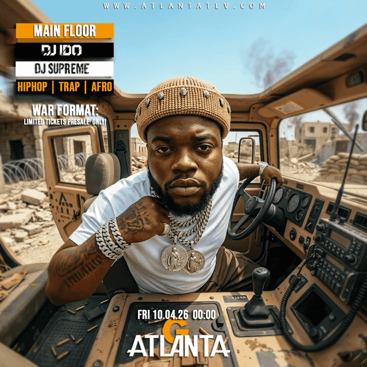 Event image היפהופ / אפרוביטס/ מתכונת מיוחדת! -10.4 באטלנטה -- Friday 10.4 100% Hiphop/Afrobeats SPECIAL EDITION @ ATLANTA