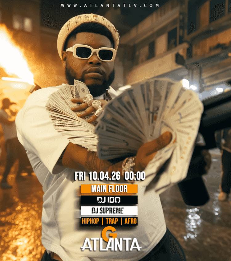 Event image היפהופ / אפרוביטס/ חזרנו למתכונת מלאה! -10.4 באטלנטה -- Friday 10.4 100% Hiphop/Afrobeats  @ ATLANTA