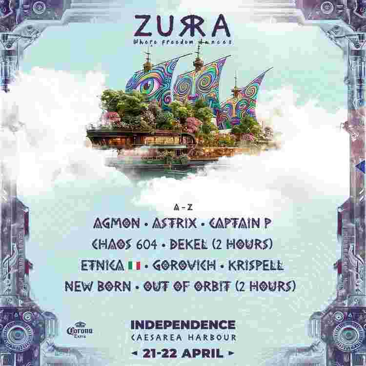 Event image ZURA INDEPENDENCE 2026 - נמל קיסריה