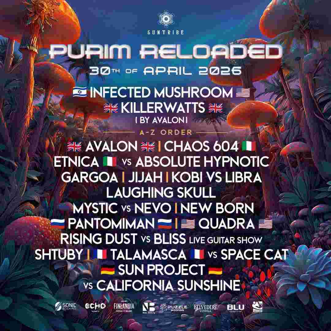 Event image SunTribe Purim Festival 30.4-1.5.2026