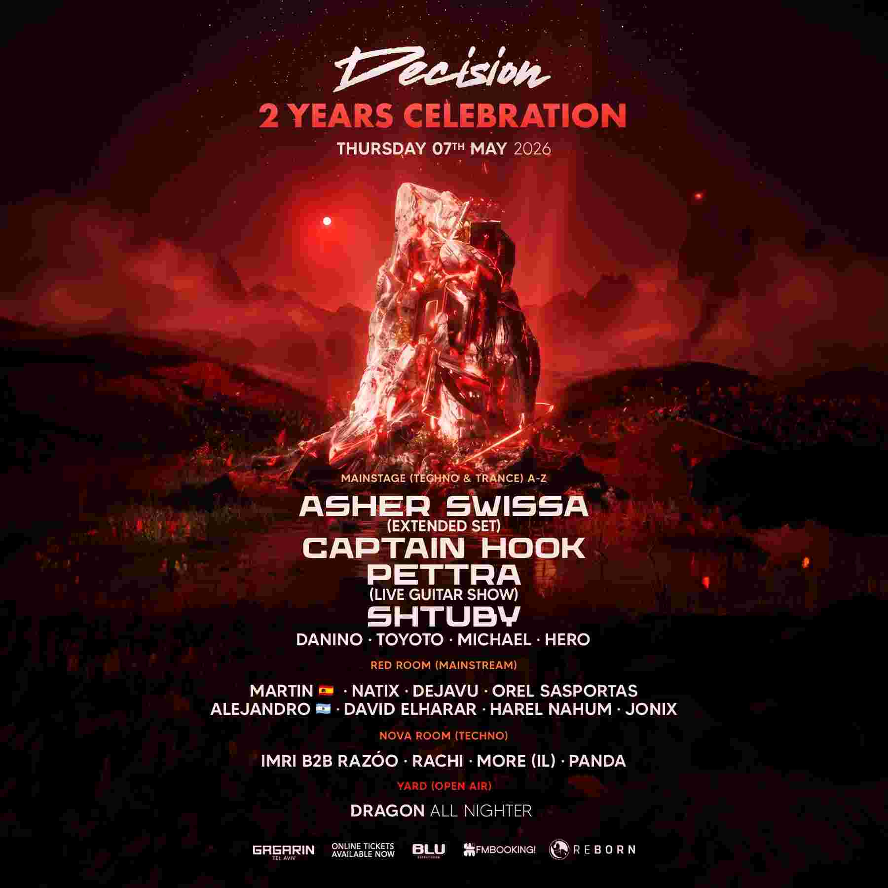 Event image DECISION GAGARIN TEL AVIV • 3 STAGES • 07.05