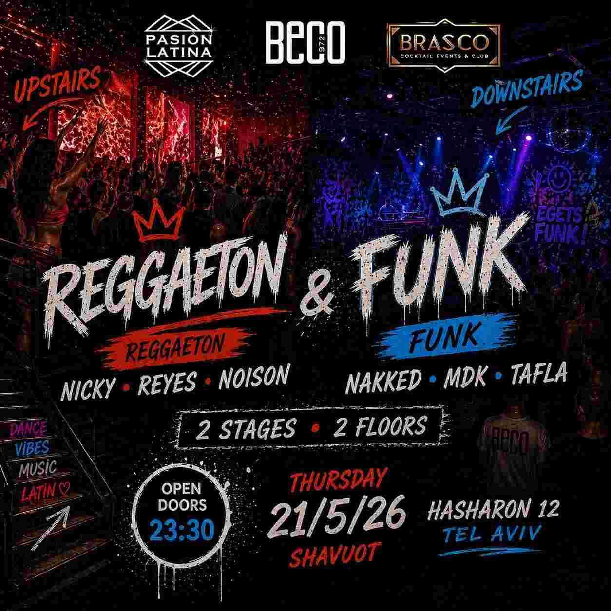 Event image 🔥Shavuot White Night - Beco972 & Pasion Latina🔥