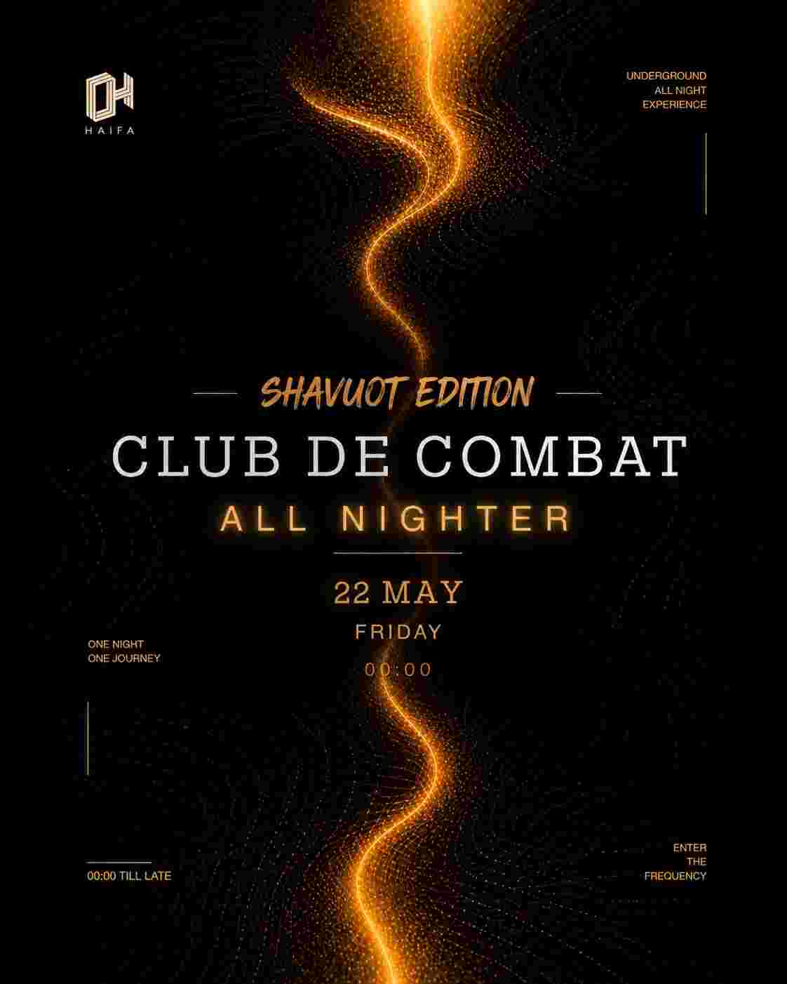 Event image  04 HAIFA | CLUB DE COMBAT | 22.5  