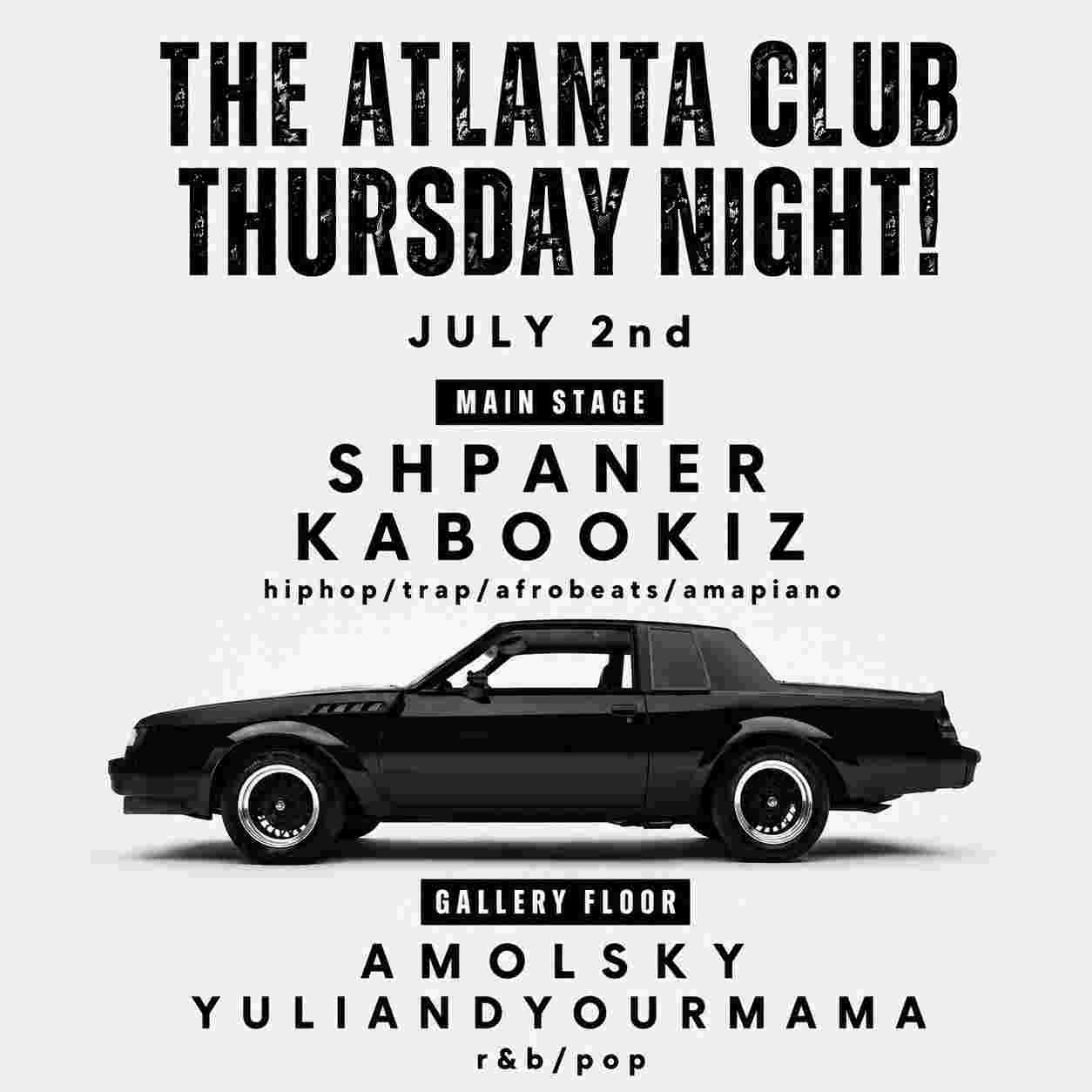 Event image ATLANTA THURSDAYS TLV 02.07