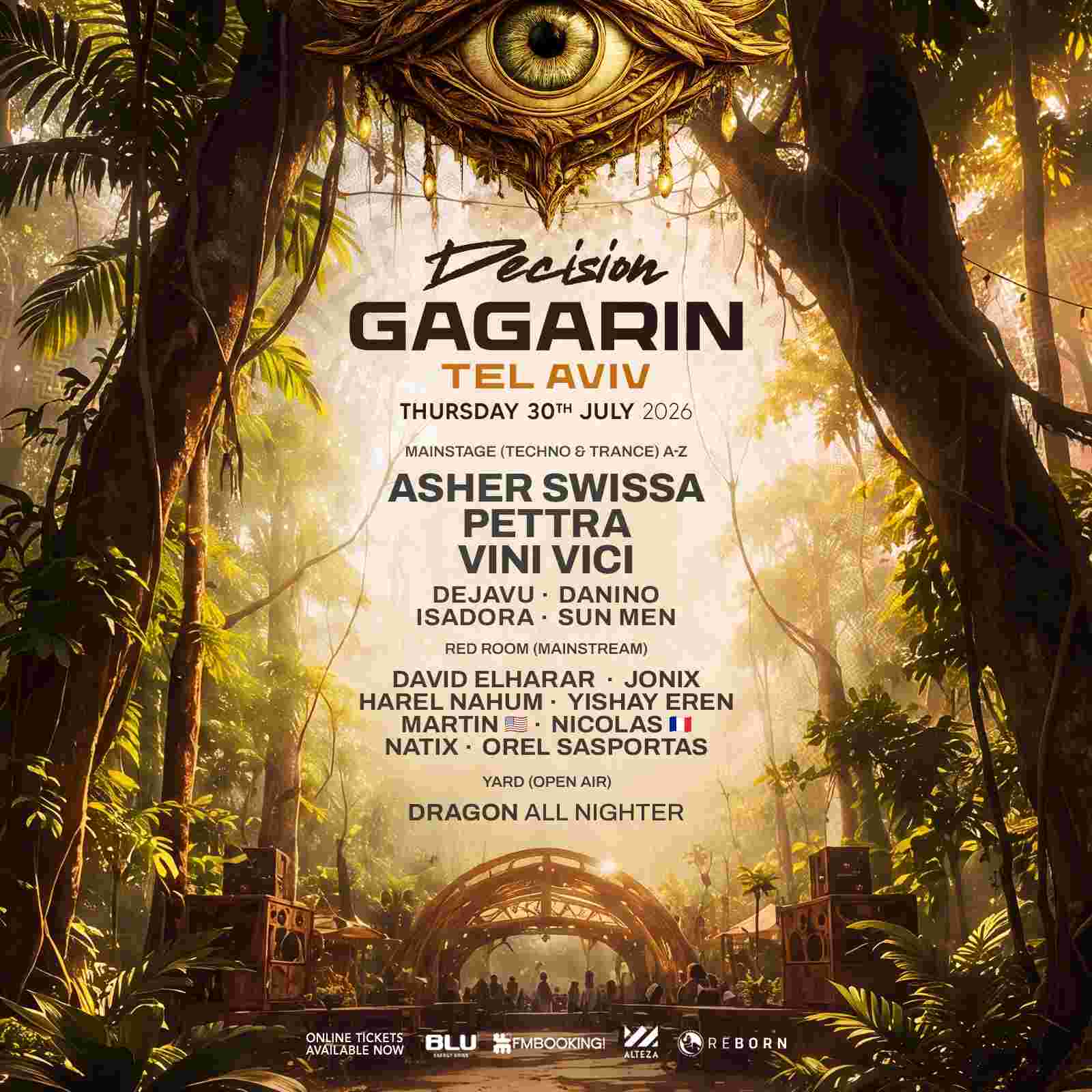 Event image DECISION GAGARIN TEL AVIV • 3 STAGES • 30.07