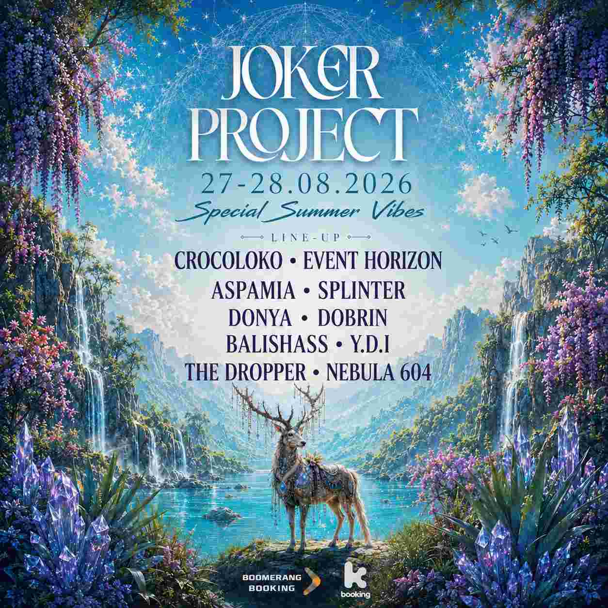 Event image JOKER PROJECT 27.08.2026 🦋