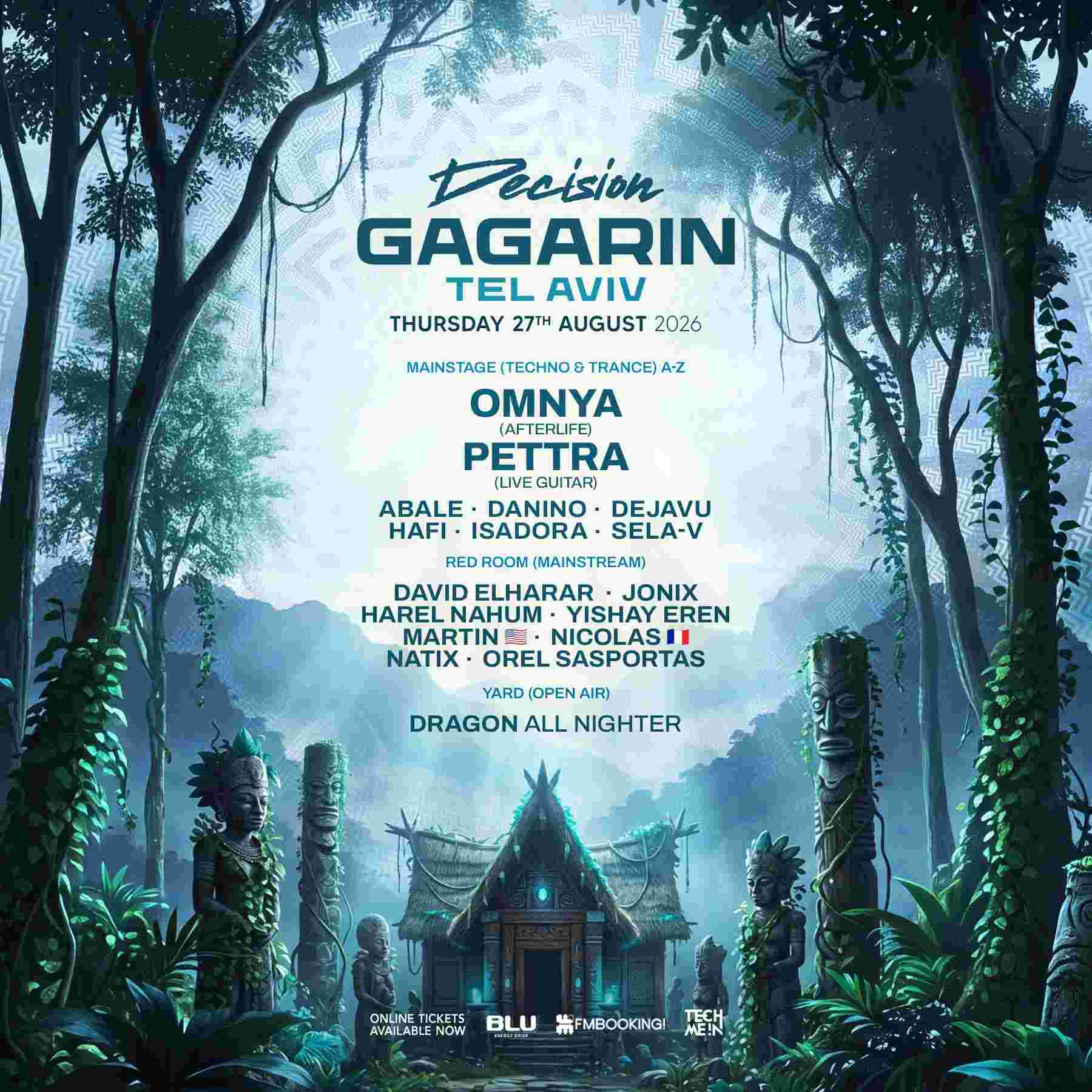 Event image DECISION GAGARIN TEL AVIV • 3 STAGES • 27.08