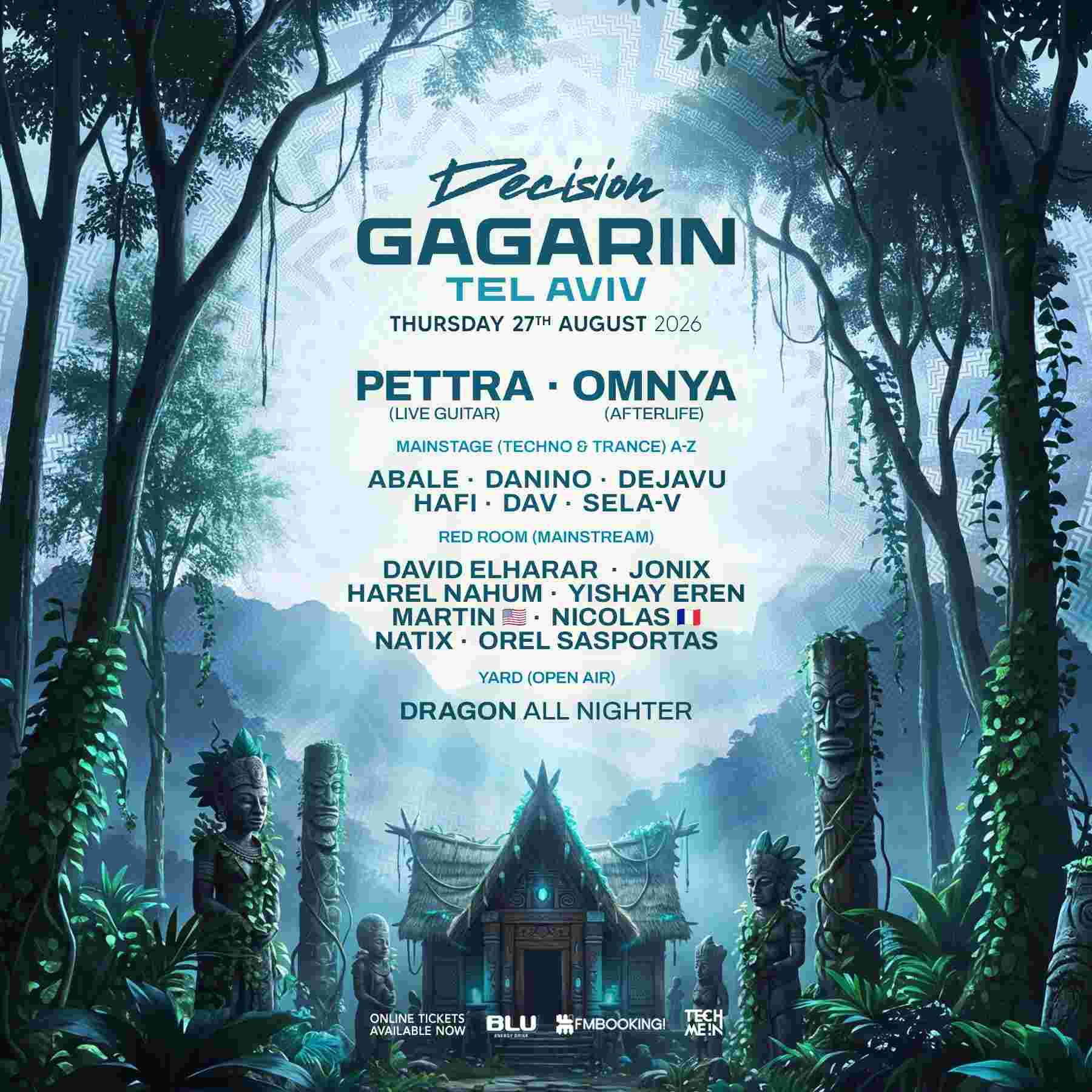 Event image DECISION GAGARIN TEL AVIV • 3 STAGES • 27.08