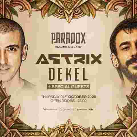 Event image ASTRIX × DEKEL 01.10 | SUKKOT