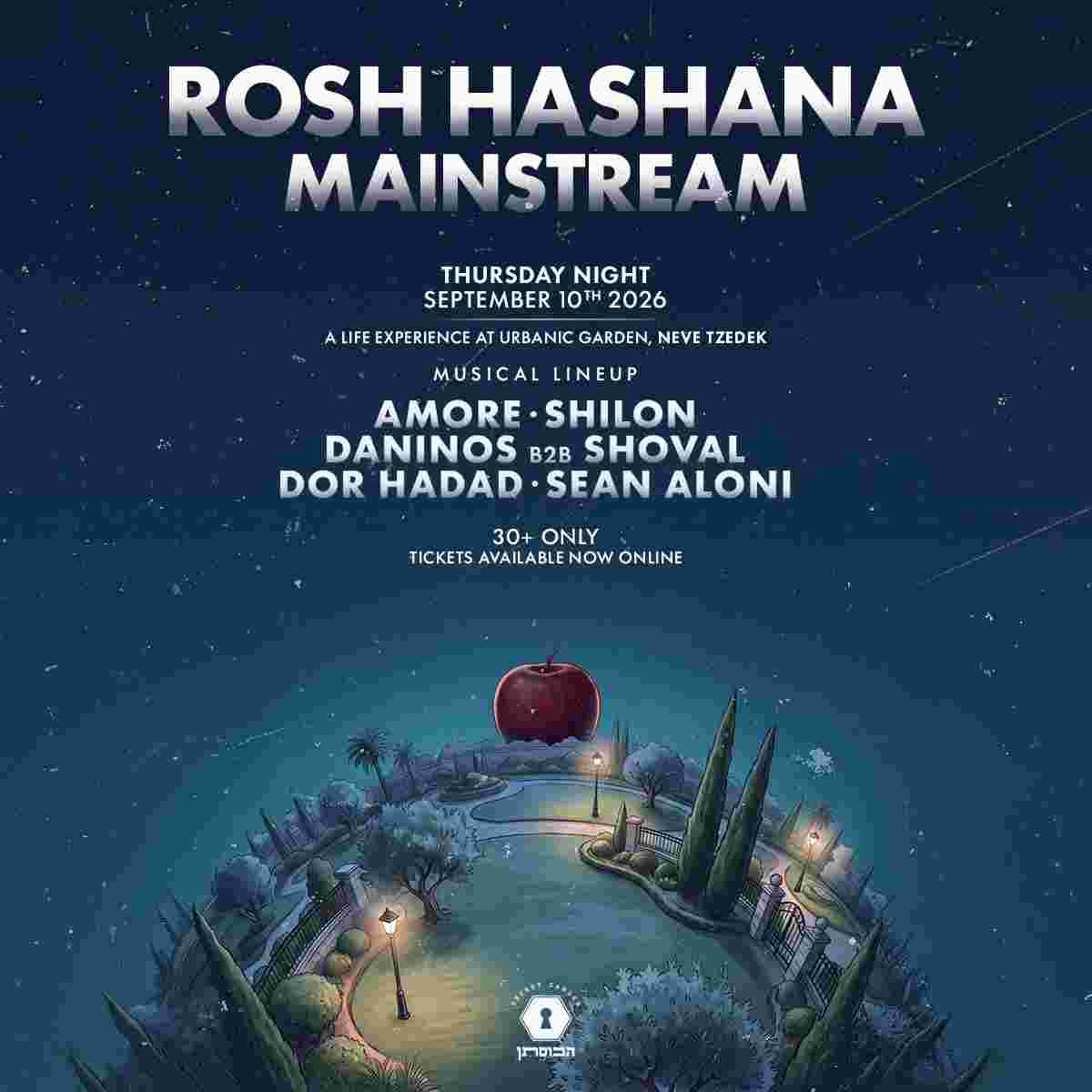 Event image Secret Garden Mainstream // Rosh Hashana