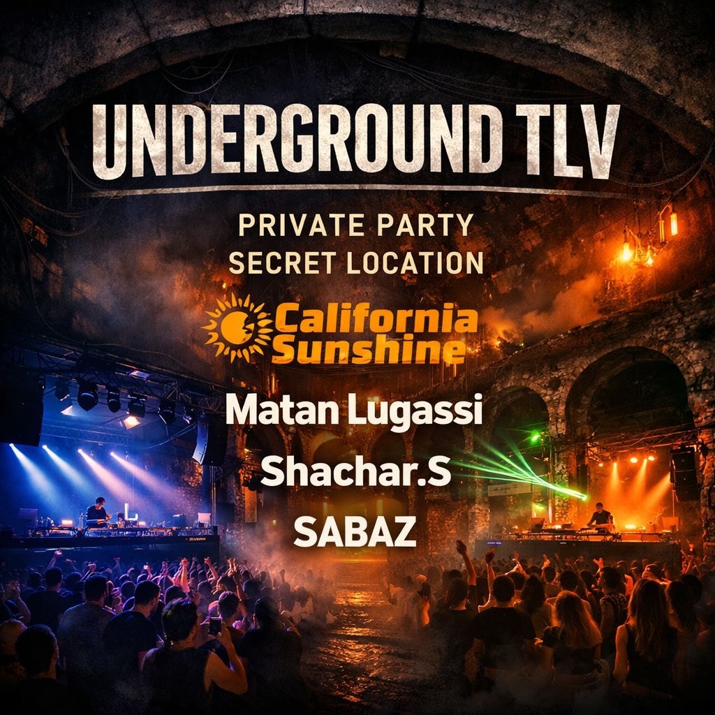 Event image - UNDERGROUND tlv 26.3 