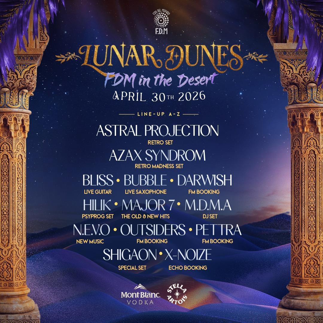 Event image - F.D.M - lunar dunes