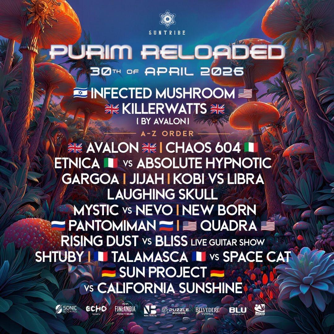 Event image - SunTribe Purim Festival 30.4-1.5.2026