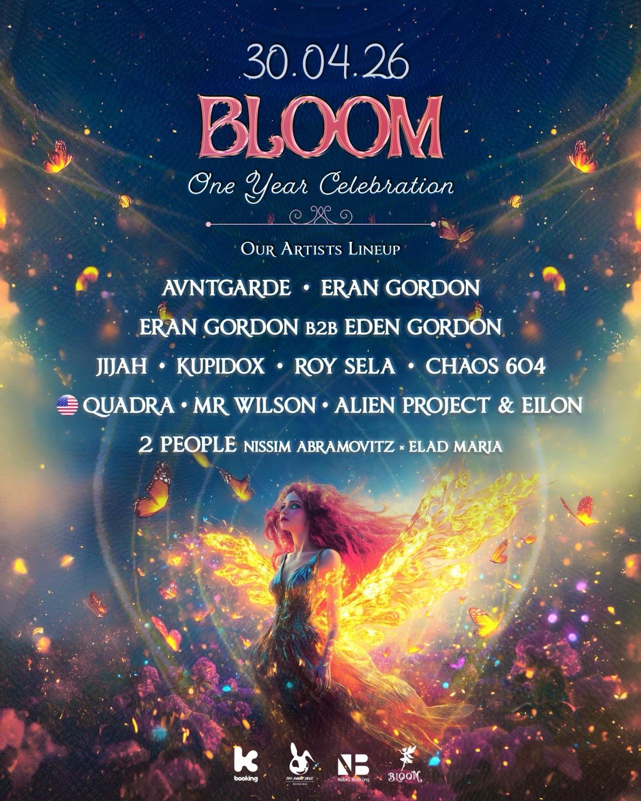 Event image - BLOOM - One Year Celebrations