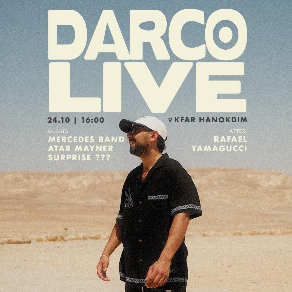 Event image - Darco Live | Kfar Hanokdim | 24.10