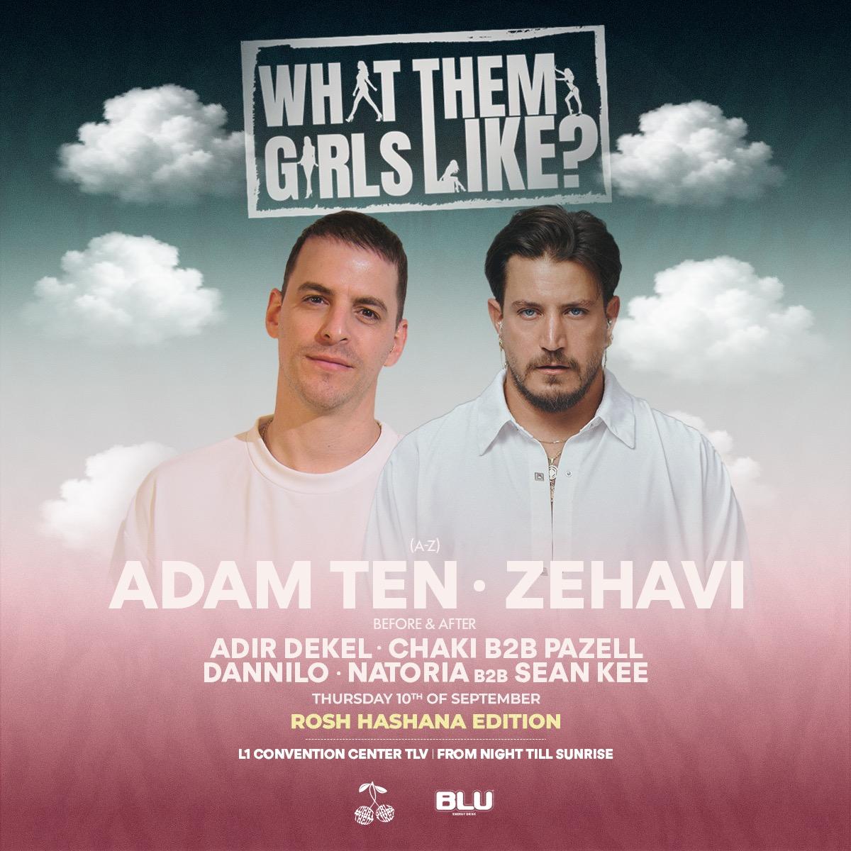 Event image - WHAT THEM GIRLS LIKE? - Rosh Hashana 10.9