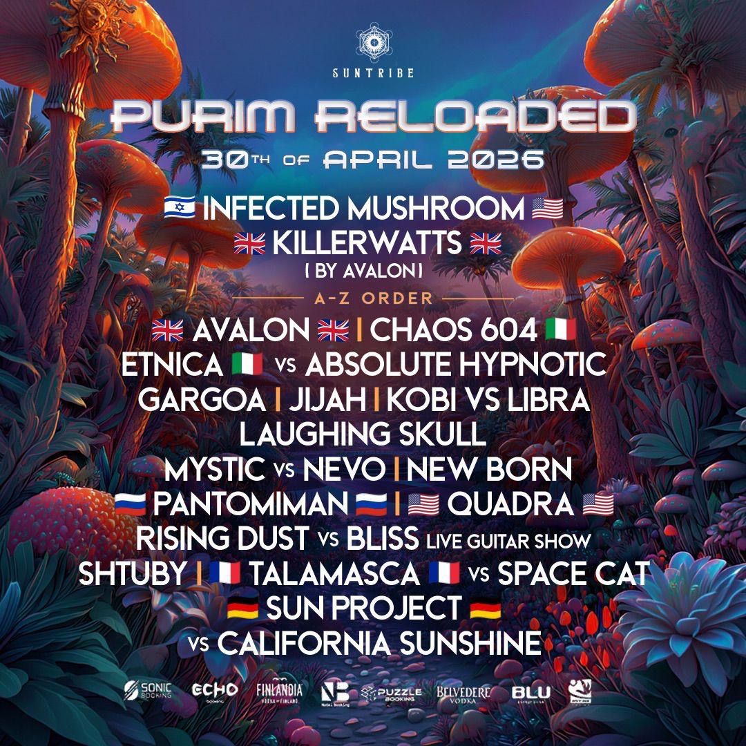 Event image - SunTribe Purim Festival 30.4-1.5.2026