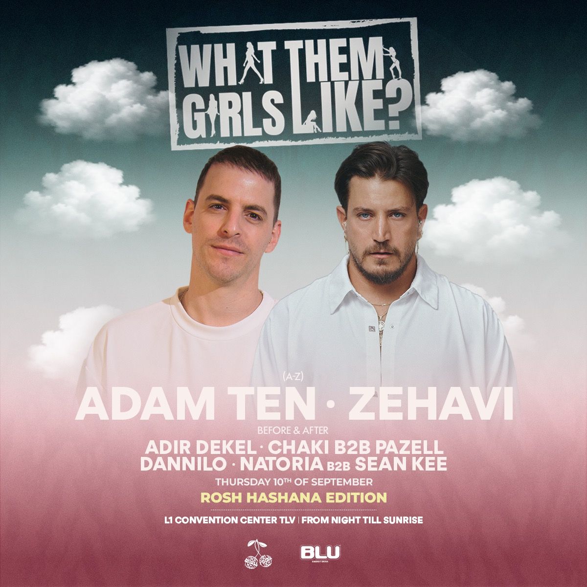Event image - WHAT THEM GIRLS LIKE? - Rosh Hashana 10.9