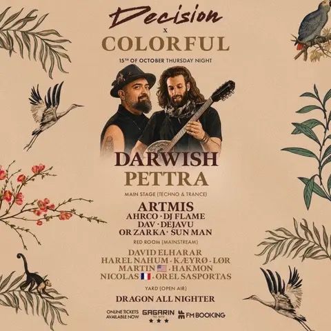 Event image - Decision x Colorful • GAGARIN TLV • 15.10
