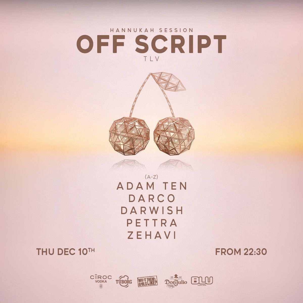 Event image - WTGL PRESENTS: Off Script HANNUKAH