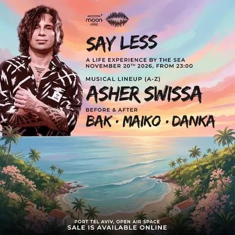 Event image - ASHER SWISSA • FRIDAY MOON OPEN AIR