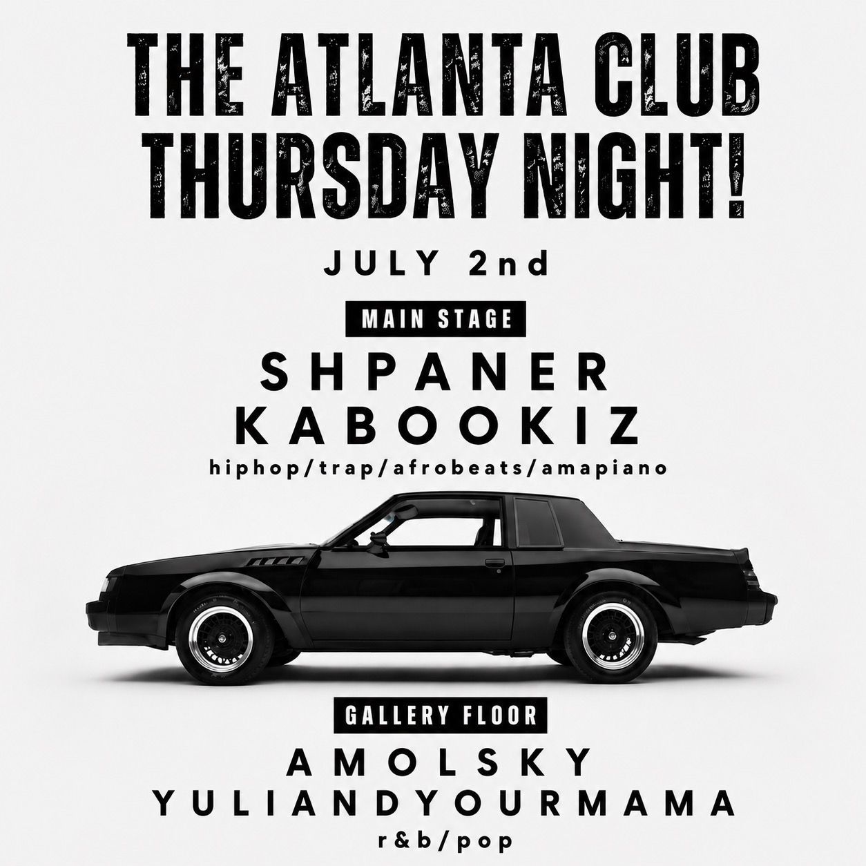 Event image - ATLANTA THURSDAYS TLV 02.07