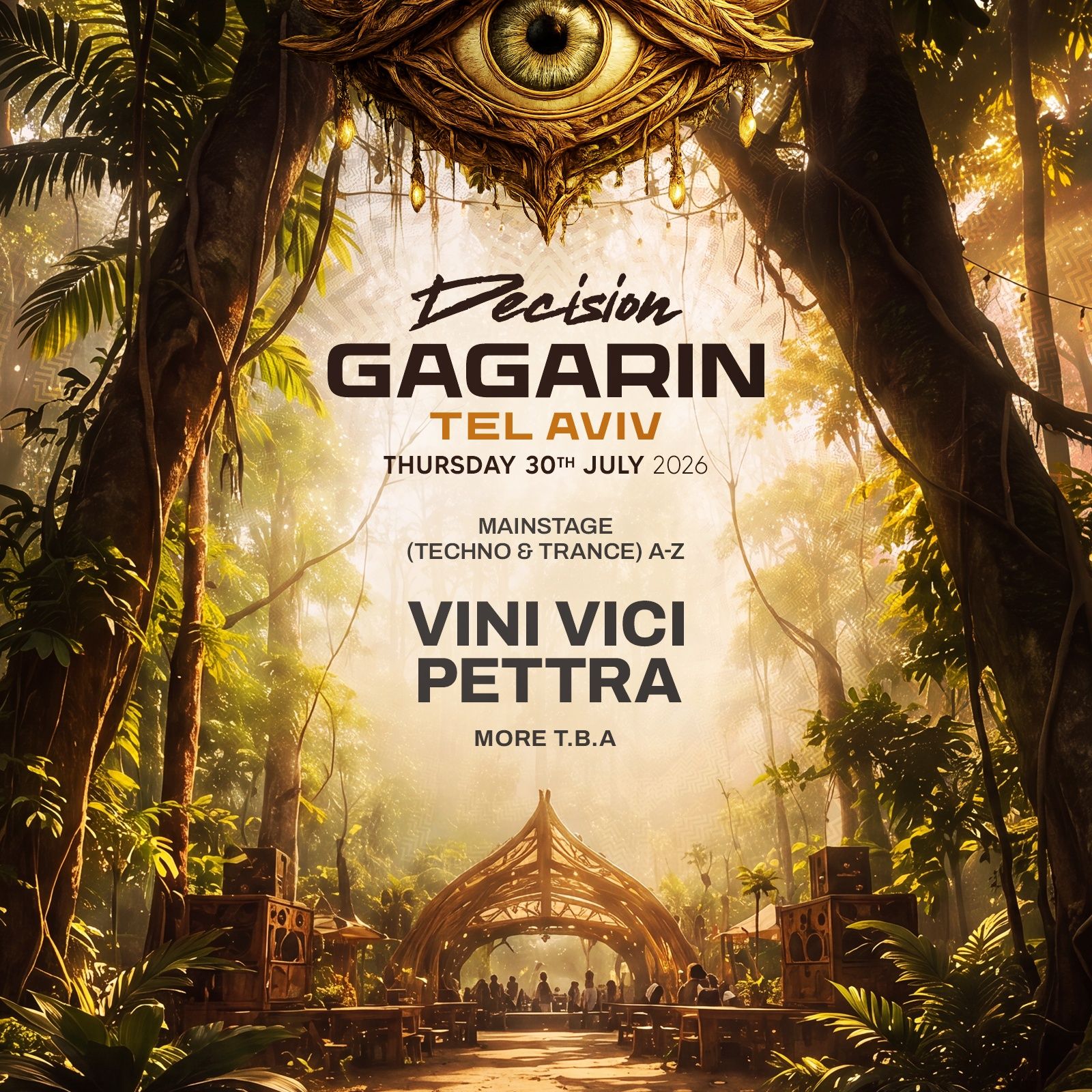 Event image - DECISION GAGARIN TEL AVIV • 3 STAGES • 30.07