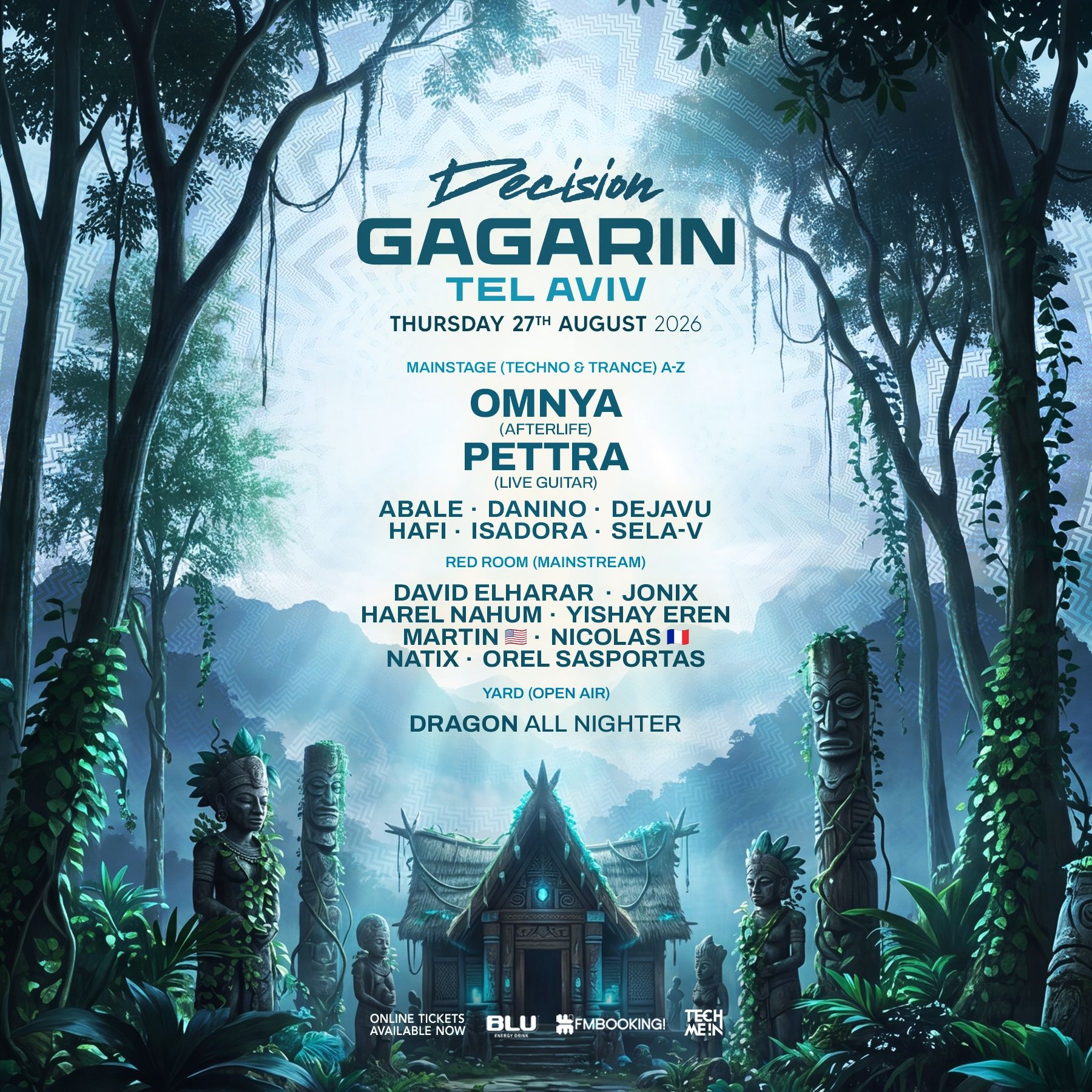 Event image - DECISION GAGARIN TEL AVIV • 3 STAGES • 27.08