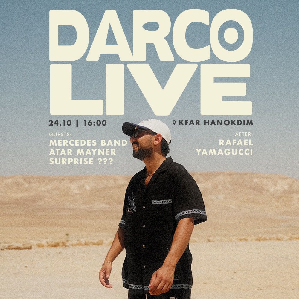 Event image - Darco Live | Kfar Hanokdim | 24.10