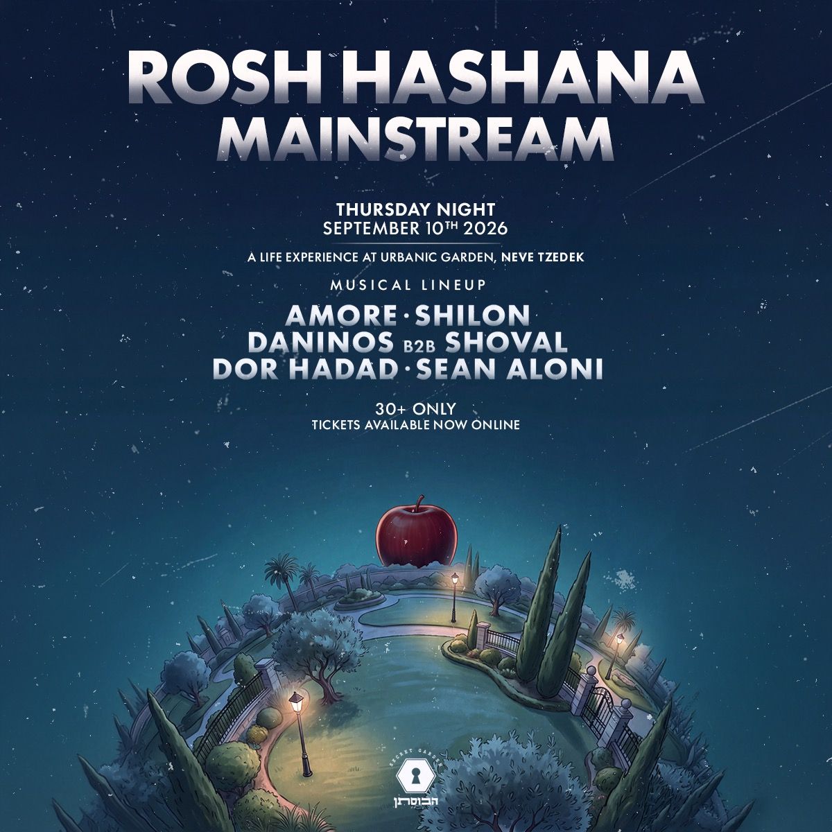 Event image - Secret Garden Mainstream // Rosh Hashana