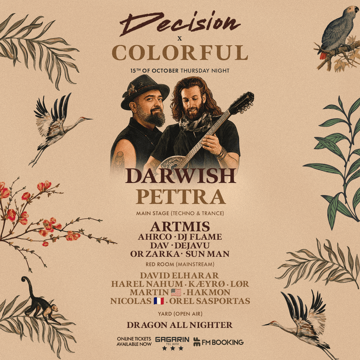 Event image - DECISION FESTIVAL • GAGARIN TLV • 15.10