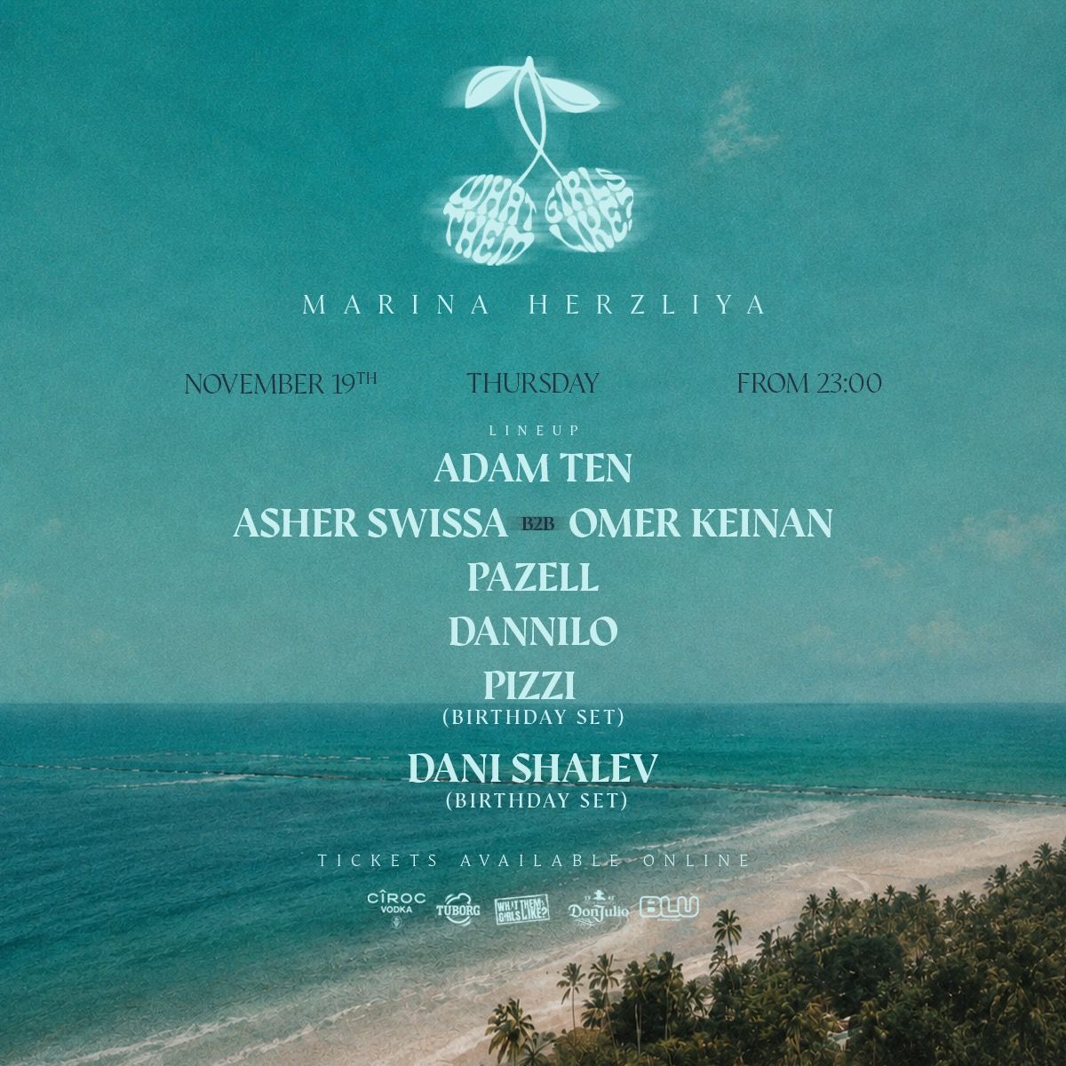 Event image - WTGL PRESENTS: MARINA HERZLIYA 19.11